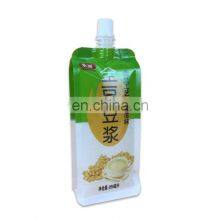 Custom Aluminum Foil Food Condiment Packing Liquid Flat Bottom Stand up Spout Pouch for Hot Sauce thumbnail-4