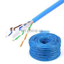 Рулон кабеля для компьютерной сети Ethernet 1000 футов (305 м) из цельного меди, 4 пары, 23 AWG. Кабель категории 6, 16 пар, 100 футов, STP