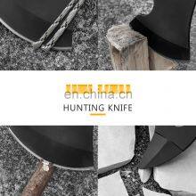New Outdoor Multi-purpose Open Mountain Axe With Hexagon Board Hand and All Black Rubber Handle Fire Axe thumbnail-5