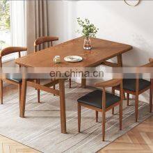 Wholesales Rectangular Dining Tables Wooden Dining Table Modern Tables thumbnail-2