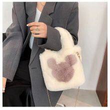39Plush Bag Autumn and Winter Hot Selling New Fashion Hand Bill of Lading Shoulder Foreign Style Chain Diagonal Bag thumbnail-5