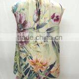 2016 New Summer Silk Printed Ladies Sexy Vest thumbnail-2