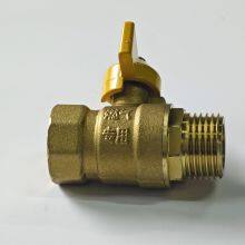 1/2Internal and External Threaded Ball Valve， Gas Professional Ball Valve，Kitchen Gas Fittings， Copper Ball Valve，Gas Valve Switch thumbnail-5