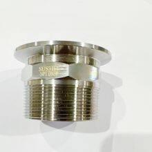KF25 to 12.7mm Vacuum Hose Barb Adapter for Stainless Steel Pipe Connections thumbnail-2