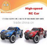 1/10 SCALE ELECTRIC 4WD 2.4GHZ RC OFF-ROAD BRUSH HIGH SPEED RC TRUCK WATERPROOF thumbnail-2
