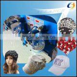 Easy Operation Ultrasonic Hotfix Rhinestone Setting Machine for Decorating Woolen Hat, Cap thumbnail-1