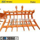 Excavator Attachment Rake for Hyundai Xuwa Xugong thumbnail-1