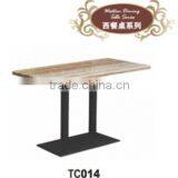 Foshan wholesale rectangle restaurant table TC014-TC015