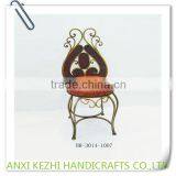Restaurant Furniture Metal Frame Cafe Dining Chair thumbnail-1