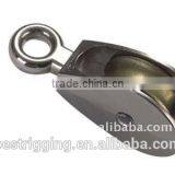 Marine Stainless Steel Single Pulleys Swivel Eye Block/ Schwenkauge Block thumbnail-2