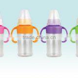 350ml Baby Plastic Water Bottle Custom Logo With Straw thumbnail-1