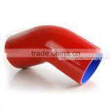 Hight Performance 4-Ply Blue Black Red 45/90 Degree Elbow Silicone Rubber Hose thumbnail-5