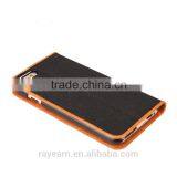 Business Name Card Holder Card Slot Leather Case Cover for IPhone 6 With Genuine Leather thumbnail-4
