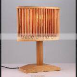 Handmade Craft Art Wood Modern Table Lamp for Bedroom Decor thumbnail-4