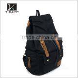 High Quality Popular Custom Leisure Cotton Canvas Wholesale Backpack thumbnail-5
