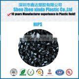 Factory supply Injection Black Recycled HIPS plastic raw material hips plastic resin