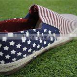 The Stars and Stripes Print Fashion Classic Canvas Stock Shoes thumbnail-3