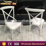 Iron White Painting Children Chiavari Chair Low Back Chair