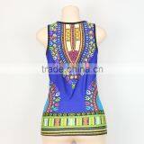 The Factory Price Wholesale Women Tank Tops, Plain Tank Tops,African Dashiki Tops Quality Choice thumbnail-4
