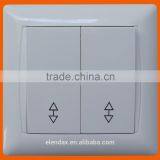 Power Supply ABS European Wall Two Way Electrical Switch(F6205)
