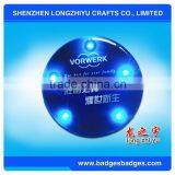 Cheap LED Flashing Light Badge Custom Design Printing Epoxy Led Badges thumbnail-2