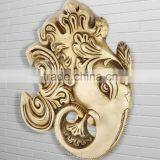 Ganesha Trunk Side Facing Wall Decor 9"
