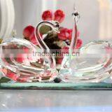 Delicate Crystal Swan for Nice Crystal Gift Home or Wedding Decoration thumbnail-4
