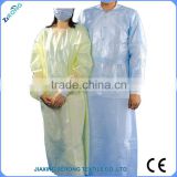 Medical Sterile clothing doctors Disposable PP non woven with knitted elastic cuffs operating isolation gowns