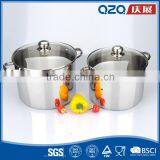 Stainless Steel SS 201 Hollow Type Handle Induction Cookware Set With Cheap Price