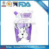 Low Price Honey Sauce Printing Bottom Gusset Corner Spouted Stand up Pouch