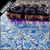 brushed elastane printing fabric cotton lace colorful fashion women crochet dress blend nylon spandex textile