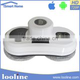 Looline Home And Hotel Use White/Golden Intelligent Window Cleaning Housekeep Robot