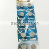 Mercury Free 0% hg pb Lr44 Button Cell Alkaline Battery AG13 Manufacturer