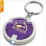 Round LED Light Promotional Key Tag