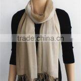 Gradient Color Soft Wool Scarf With Fringe thumbnail-2