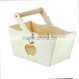 Wholesale Cheap Price Wooden Fruit Crates for Sale,wooden Apple Crate With Handle