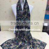 Cartoon Owl Print Voile Scarf thumbnail-5