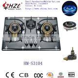 Morden Style Brass Burner Corner 3 Burner Gas Hob thumbnail-3