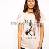 Simple T-Shirt With Animal Picture Printed thumbnail-4