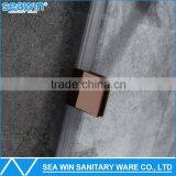 Hot Sale European Style Tempered Glass Framless Hinge Style Folding Bath Screen thumbnail-5