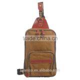 Customized Men Casual Cross Body Sling Canvas Chest Shoulder Bag in China thumbnail-4