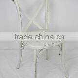 Oak/beech Wood White-wash Cross Back Cross Back Chair, X Back Chair thumbnail-1