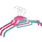 Plastic Velvet Hanger Clothes Hanger ASDF07