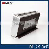 High Quality 40w Premium Leather Cover Design Mini Hifi Portable Bluetooth Speaker thumbnail-5