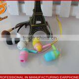 New Products Colorful Earphones With Mic,Flat Cable Earphone. thumbnail-5