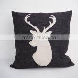 Best Quality Custom Linen/cotton Cushion Covers Throw Decorative Home Sofa Reindeer Pillow Covers thumbnail-3