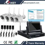 1.3MP IP Camera 4ch Wifi All-in One NVR 7 Inch Monitor Wireless Nvr Kit