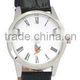 2016 Popular Unisex Watch in Black PU Band thumbnail-1