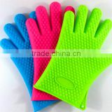 silicone bbq oven heat resistant gloves