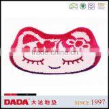 Cat Face Polyester Kid Rug